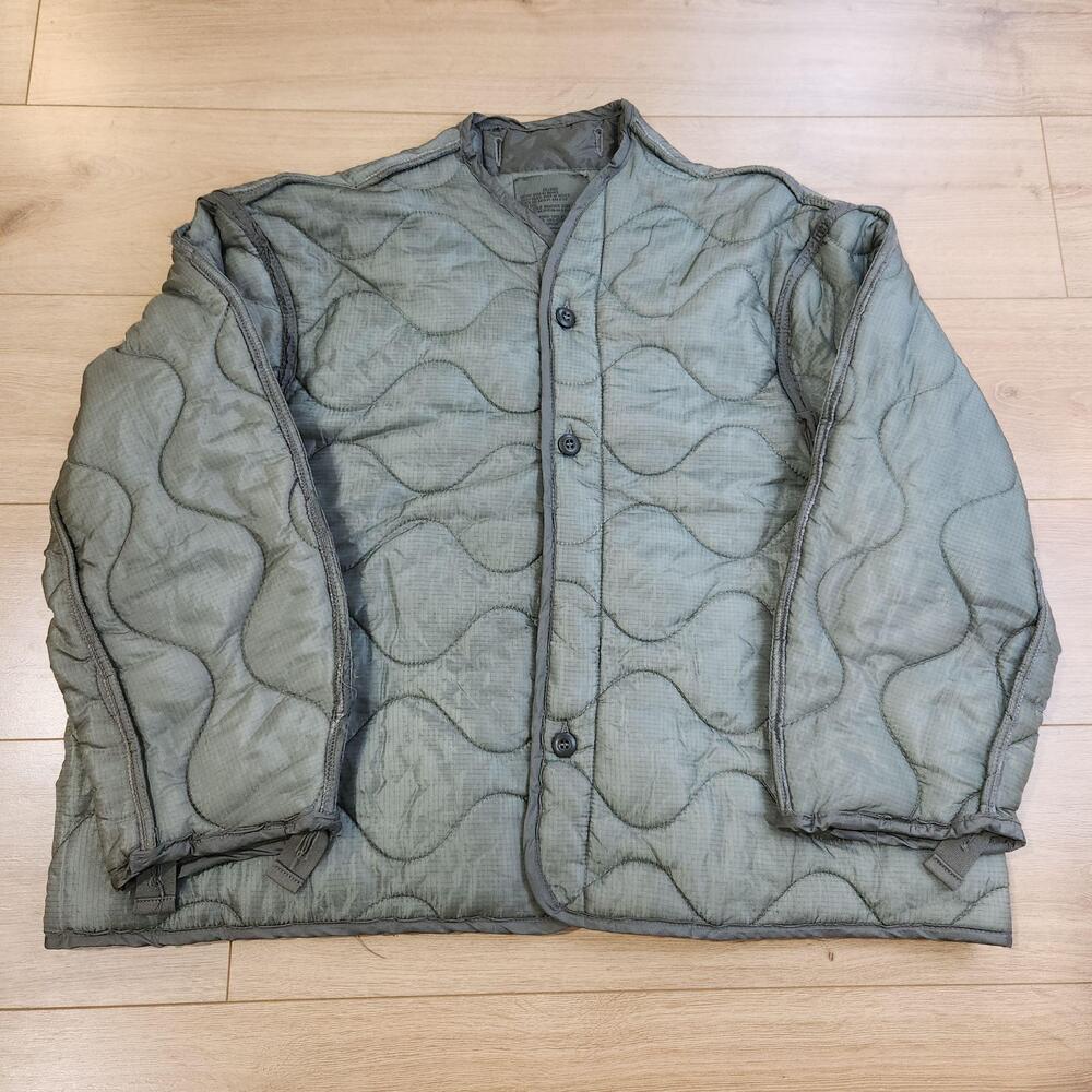M65 Liner Cold Weather Coat Jacket Mens 2XL Green Quilted Military Army Nylon